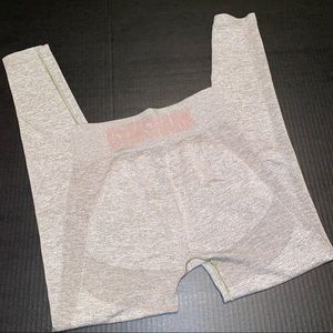 Gymshark Flex High Waisted Leggings - Khaki Marl/Taupe size L